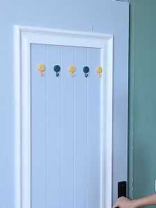 Vỉ 10 Móc Tròn Phối Màu Dán Tường Chịu Lực Móc Treo Quần Áo Móc Phơi Đồ Đa Năng A1832