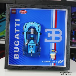 Bugatti Vision GT Model Display Frame Wall Mounted Dustproof
