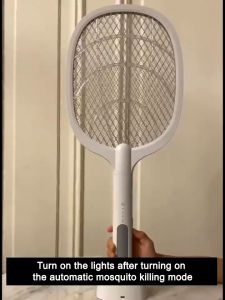 Electronic 2 in 1 Mosquito Killer Zapper USB Power Insect Zap Racket Rechargeable Battery 1200 mah Keimav Official