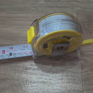 Thước Cuộn Lưỡi Thép Dãy Đo Dài 7.5m Có Lỗ Ban 1 Mặt Vỏ Nhựa Trong Suốt Có Quai Treo Tiện Dụng