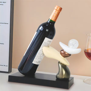 Luxury Elegant Wine Rack Figurine Home Decoration
