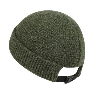 2025 New Mens and womens knitted skullcap Warm soft spring fall hat Landlord Hip hop hat Skull hat Outdoor roll hat
