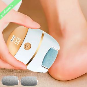 เครื่องบดเท้าไฟฟ้า Pedicure 2 หัวเครื่องบดแฟ้มเท้า Pedicure Kitจอแสดงผล LCD แบบดิจิตอลแบตเตอรี่ลิเธียมแบบชาร์จไฟได้