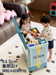 ช่องเก็บของขนาดใหญ่สำหรับจัดระเบียบของเล่นในห้องนั่งเล่น ช่องเก็บของแบบเคลื่อนที่ได้สำหรับเด็ก ช่องเก็บของแบบพับได้สำหรับใช้ในบ้าน ความจุขนาดใหญ่