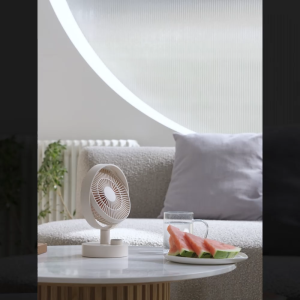 SOTHING PLUME พัดลมตั้งโต๊ะ  เสียงเบา ปรับส่ายอัตโนมัติ รับประกัน 1 ปี