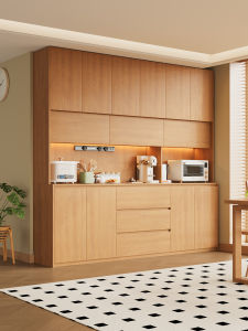 Oak Wood Style Solid Wood Storage Cabinet