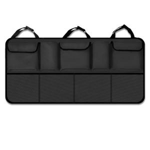 2023 Car Boot Organiser Waterproof Kick Mats Car Organiser Seat Back Protectors Multi-Pocket Childrens Travel Storage