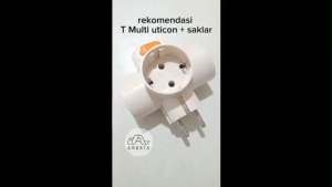 T Multi Uticon Plus Saklar on off SNI Stop Kontak T Parallel 3 Lubang Oversteker Arde