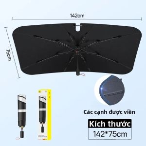 Ô Che Nắng Kính Chắn Gió Ô Tô Baseus Viền Rộng Chống Nắng Mùa Hè Phụ Kiện Che Cửa Sổ Trước