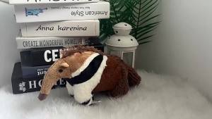 22cm Giant Anteater Plush Toys High Fidelity Simulation Soft Anteater Toys Cute Forest Ant Eater Enthusiasts Kids Birthday  Toys