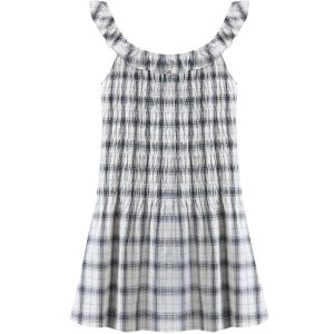 SOLWEIGE | SOLWEIGE Elegant Short Dress With Bow Decoration And Pleated Polka Dot Design Ideal For Young Women In Their 20s And 30s
