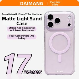 DAIMANG | Purple Matte Full Protection Magnetic Case For Multiple iPhone Models