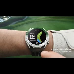 HUAWEI WATCH Ultimate Green วัสดุโลหะเหลว | กีฬาระดับโปร | แผนที่สนามกอล์ฟ