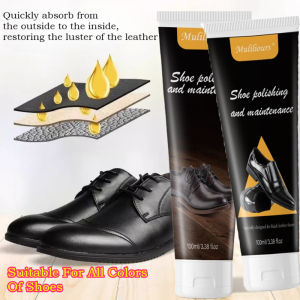 Leather Cream Shoe Polishing Maintenance Care Paste Black General Color Shoe Wax Car Leather Care and Interior Nourish