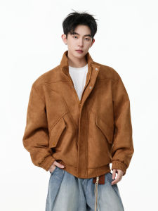 WUKONGYOUHUO | American Vintage Deconstructed Suede Jacket