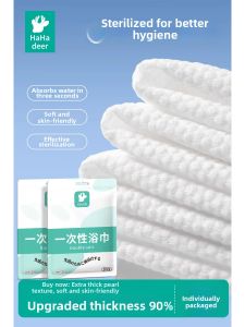 HAHADEER | Extra Thick Dry Portable Disposable Towel