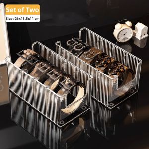 Storage Box For Belts Ties Scarves Segmented