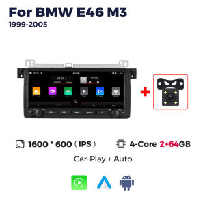 10.26 Inch Android 13 Quad/Octa Core CarPlay Car Radio WIFI GPS 4G Car Stereo Navigation Player MirrorLink For BMW E46 1998-2006