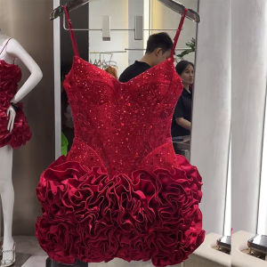 Đầm Corset Dây Đai Phong Cách Pháp Thanh Lịch