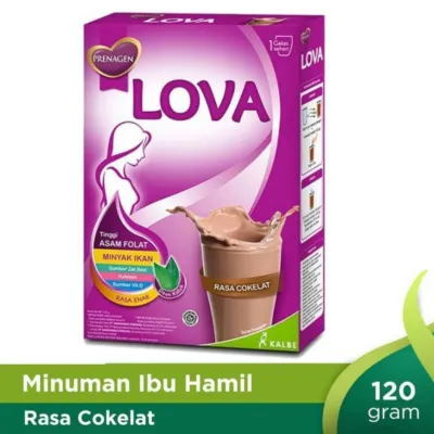 Prenagen Lova susu Ibu hamil dan menyusui rasa stroberi dan Cokelat 120g