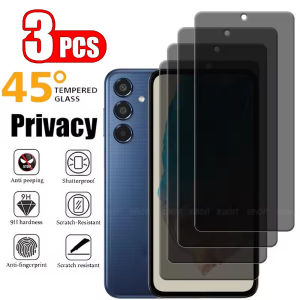 3Pcs Anti-Spy Privacy Glass For Samsung Galaxy F56 F16 F15 F14 F13 F12 F23 F22 F34 F41 F42 F55 F54 F04 F05 F06 Screen Protector