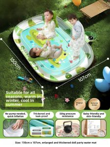 ZSVIP | Infant Crawling Practice Cartoon Extra Large Water Bed