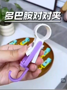 OHHDEER Penyangkut Klip Serbaguna 4PCS Putar 360° | Multi-Purpose Dual Clip Rotating Hanging Hooks