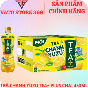 Trà chanh yuzu TEA+ PLUS chai 450ml