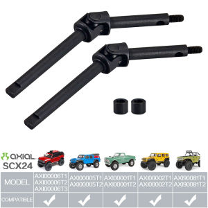 Metal Stainless Steel Front Axle Cvd Drive Shaft Kit For Axial 1/24 Scx24 Axi00004 Axi0005 B17 90081 Rc Car Parts