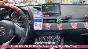 Giá Đỡ Điện Thoại Trên Ô Tô Hút Nam Châm Cực Chắc Chắn