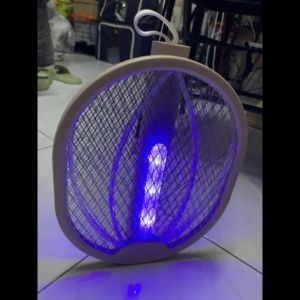 MODI 3 In 1 Electric Mosquito Racket 1200mAh 3-Layers Mesh Insect Swatter With UV Lamp Handheld/ Hanging/ Standing 3000V USB Charging 電蚊拍