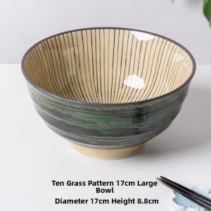 Vintage Imported Large Japanese Style Soup Bowl