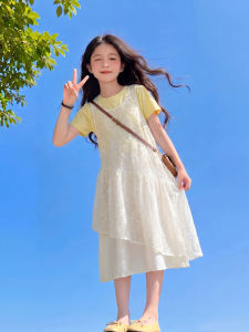 ZIRUIBABA | Girls 2026 Summer New Thin Dress Set