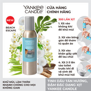 Tinh dầu tán hương đậm đặc dạng xịt Yankee Candle - Beach Escape
