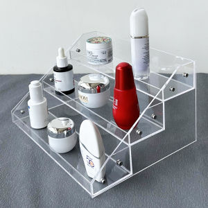 Acrylic Cosmetic Storage Rack by Feicheng Expo Multi-layer Organizer for Perfume Makeup Skincare Products with Removal and Installation Features