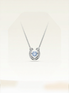 Swarovski | Blue Horseshoe Necklace Earrings Bracelet Accessories