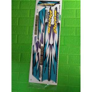 Bộ tem Dream lùn 98 màu xanh hàng nhập Thái Lan chât lựợng cao dành trang trí riêng cho dòng xe này tem in lụa tẩy phim lên màu ánh kim loại zin theo xe giá bán cực tốt bán lẻ như bán sỉ