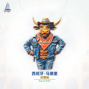 Magneesia Hình Con Bò Cạp Madrid Đồ Trang Trí Nhà Quà Lưu Niệm Du Lịch Vật Dụng Trang Trí Vật Dụng Trang Trí Nhà