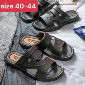 (SIZE NHỎ ĐẶT TĂNG 1SIZE)dép nam Quai Chéo Đế đúc Dép Quai Hậu Phong Cách Lịch Lãm Sang Xịn Bền Đẹp đi nước thoải mái