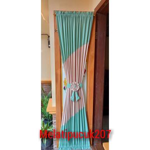 Gordeng ikat pita kombinasi model miring