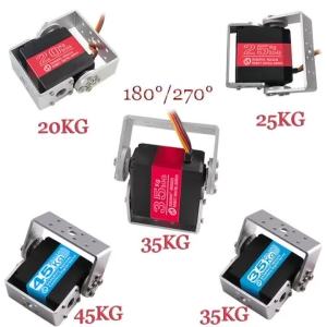 Servo Kỹ Thuật Số Không Lõi Mô-men Xoắn Cao DS3218-DS3245 Dành Cho Xe RC 1/8 1/10 1/12 20KG-45KG 180 ° /270 ° Khung Kim Loại Cho Xe Điều Khiển Từ Xa