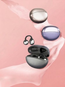 caibeike | Tai Nghe Bluetooth Không Dây Hủy Tiếng Ồn Kẹp Trên Tai Pin Dài