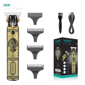 Máy Cắt Tóc Chuyên Nghiệp VGR 085 Sạc USB Thiết Kế Cổ Điển Có Khả Năng Khắc Tên Máy Cắt Tóc T9 Dùng Cho Chăm Sóc Cá Nhân Và Thợ Cạo Có Nhiều Đầu Cắt