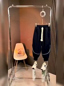 เสื้อกันหนาวเด็กโต เสื้อโค้ทเด็กญ พิมพ์ลายตัวอักษรแฟชั่นเกาหลี เซ็ตเสื้อสเวตเตอร์แขนยาว+กางเกงขายาวเด็กชาย 23814