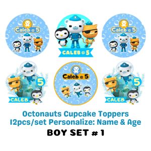 Octonauts Cake Topper (High-quality Personalize Ready-to-use)