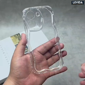 Softcase Silikon Bening Melting Case Gelombang Poco X7 Pro 5G