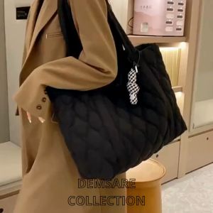 AMELIA Puffy Bag Tote Bag Resleting Big Size Kekinian Tas Selempang & Bahu Wanita Shoulder Bag Cute