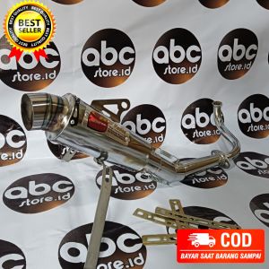 Knalpot CLD Moster Metic Scoopy karbu Scoopy fi Genio Beat Karbu Beat FI