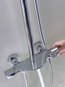 Sen Cây Nóng Lạnh SC-127 Cao Cấp - Bộ sen vòi tắm củ đồng thau mạ CROM Niken cao cấp - Bảo Hành 5 Năm
