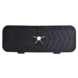 Kitchen Sink Splash Mat Silicone Drain Mat Narrow Faucet Anti Splash Pad Sink Drain Guide Pad  Style Rectangular Shape